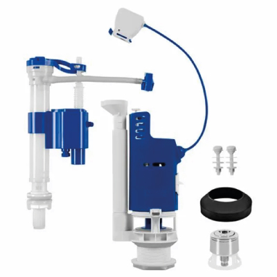 Mecanismo Universal Completo P/Caixa Acoplada Duplo Ac Branco Astra - Ref.MDU2/RP*BR