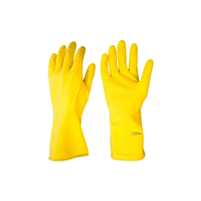 Luva Epi Latex Amarela C/Forro T-10 Gg Imbat - Ref.LV-LAF-10