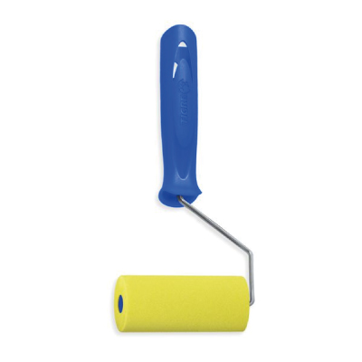 Rolo Espuma 9cm Amarelo C/Cabo 1341 Tigre - Ref.61341090