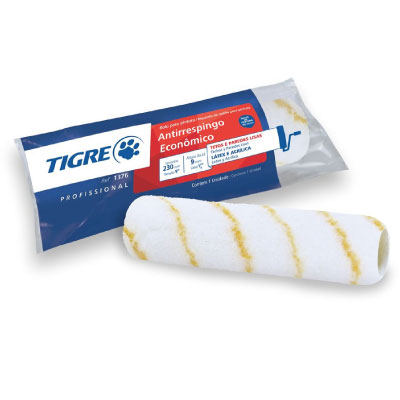 Rolo La 23cm Sintético Antirrespingo Eco S/Cabo 1376 Tigre - Ref.61376230