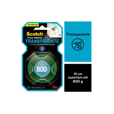 Fita Dupla Face 19mmx2m Ffte Transparente 3m - Ref.HB004419881