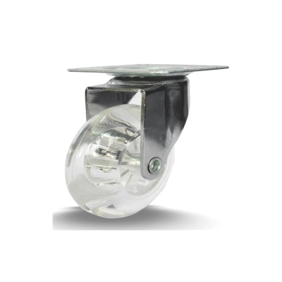 Rodizio Giratório Transparente 75mm S/Freio Colson - Ref.43050190890900008128