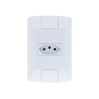 Tomada Embutir 10a Aria Branca Tramontina - Ref.57241010