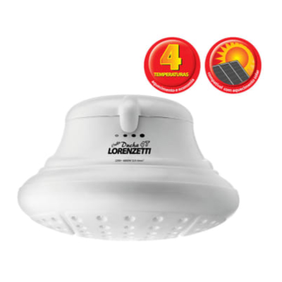 Ducha Bella Ultra 127/5500w Branco Lorenzetti - Ref.7531211
