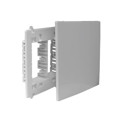 Placa Cega 4x4 com Suporte Branca I9 Ilumi - Ref.97050