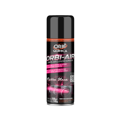Limpa Ar Condicionado Spray 200ml Carro Novo Orbi - Ref.5977