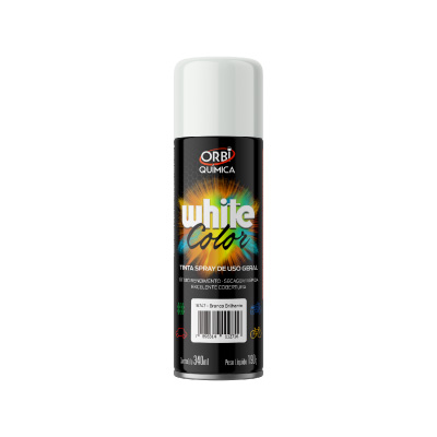 Tinta Spray Geral Branco 340ml Orbi - Ref.18747