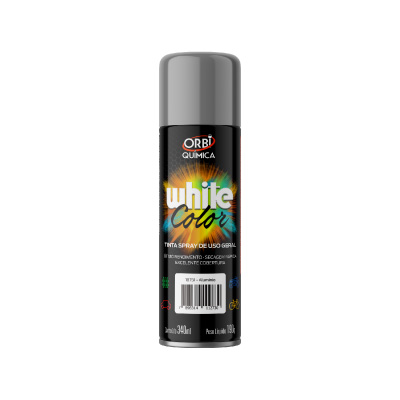 Tinta Spray Geral Alumínio 340ml Orbi - Ref.18751