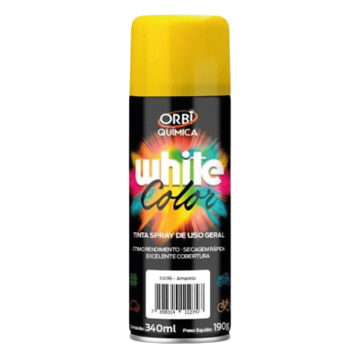 Tinta Spray Geral  Amarelo 340ml Orbi - Ref.18752