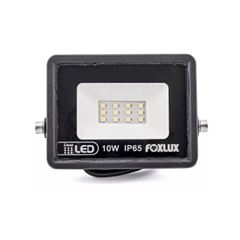 REFLETOR LED 10W 6500K PRETO BIVOLT FOXLUX