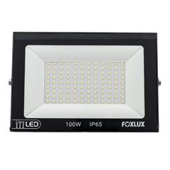 REFLETOR LED 100W 6500K PRETO BIVOLT FOXLUX