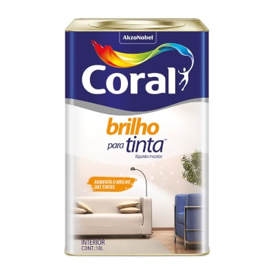 Líquido Brilho para Tinta 18L Coral - Ref.5202601