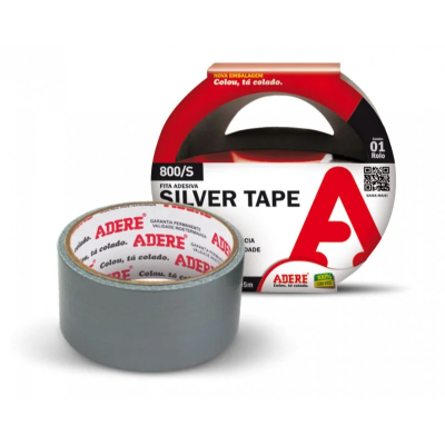 Fita Silver Tape 45mmx25m Prata Adere - Ref.34088002141