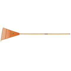 VASSOURA JARDIM PLASTICA 18 DENTES CABO 120CM TRAMONTINA - Ref.77850781
