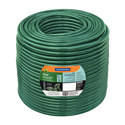Mangueira P/Jardim Flexível 1/2 3 Camadas Verde 300m Tramontina - Ref.79170530
