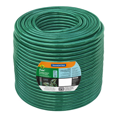 Mangueira Jardim Flexível 3/4 Verde 100m Tramontina - Ref.79190510