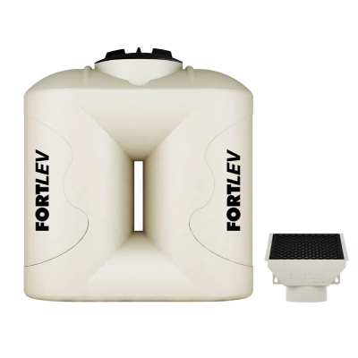 Tanque Coletor De Aguas Pe Branco 600l Fortlev - Ref.2080032