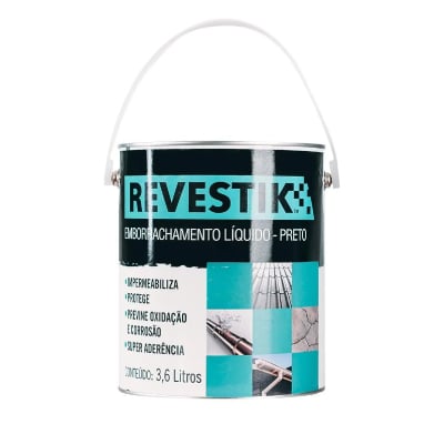 Emborrachamento Liquido 3,6L Preto Revestik Tbr - Ref.227578