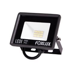 REFLETOR LED 20W 3000K PRETO BIVOLT FOXLUX