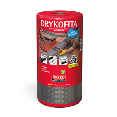 Fita Impermeabilizante Aluminio Multiuso Drykofita 30cm 10m Dryko - Ref.FITA30