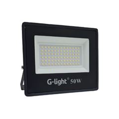 REFLETOR LED SLIM 50W 3000K PRETO BIVOLT GLIGH - Ref.200.58.0190-0