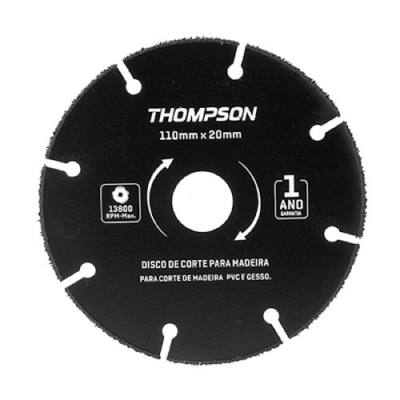 Disco Corte Tungstenio Para Madeira Thompson - Ref.1748
