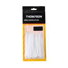 ABRACADEIRA NYLON 150X3,6 BRANCA C/100 THOMPSOM