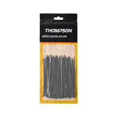 ABRACADEIRA NYLON 150X2,5 PRETA C/100 THOMPSOM