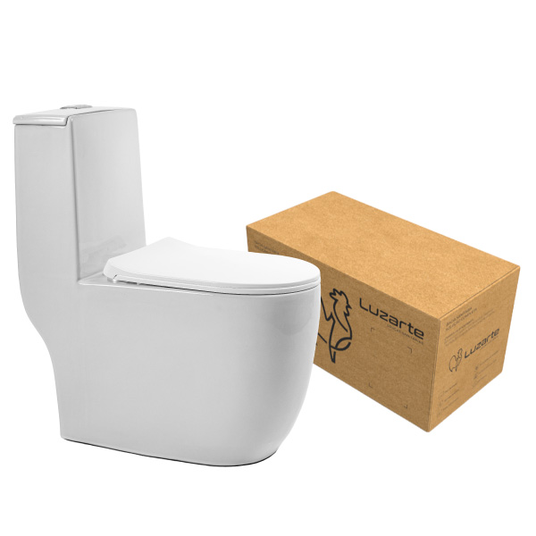 Kit Completo Bacia+Caixa+Acessórios Cascais 3/6l Branco Luzarte - Ref.I1.KB.12.1.1