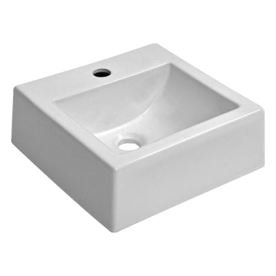 Cuba Apoio Retangular M02 34x43x15 Branco Luzarte - Ref.I1.CS.9.5.1