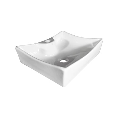 Lavatório Apoio Retangular M02 44x35x16 Branco Luzarte - Ref.I1.LVS.9.5.1