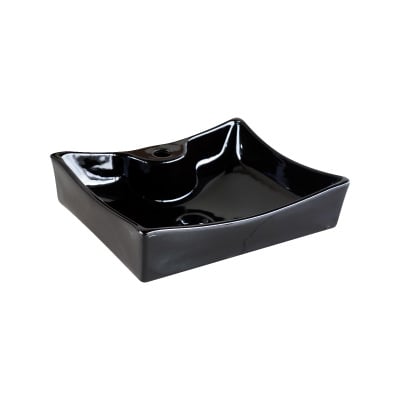 Lavatório Apoio Retangular M02 44x35x16 Preto Luzarte - Ref.I1.LVS.9.5.4