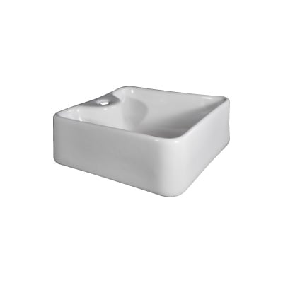 Lavatório Apoio Quadrado M03 34x33x12 Branco Luzarte - Ref.I1.LVS.9.6.1