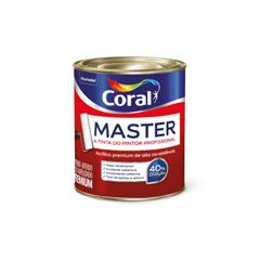 TINTA FOSCO MASTER 0,9L BRANCO CORAL - Ref.5902212