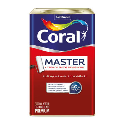 Tinta Fosco Master 18l Areia Coral - Ref.5902221