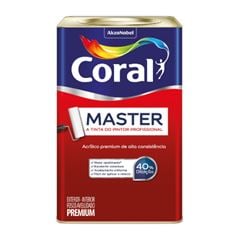 TINTA FOSCO MASTER 18L BRANCO CORAL