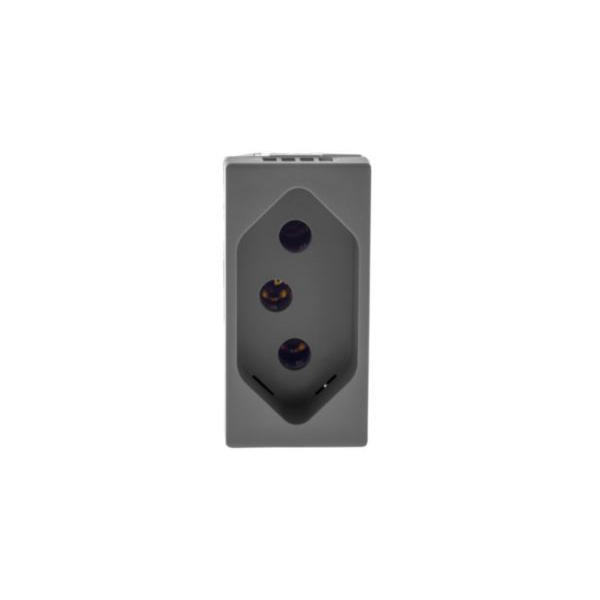 Modulo Tomada 20a Cinza Pial Plus+ - Ref.615060CZ