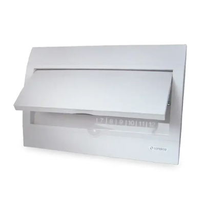 Quadro Distribuição Embutir 12 Disjuntores S/ Barramento Branco Soprano - Ref.05129.0012.11