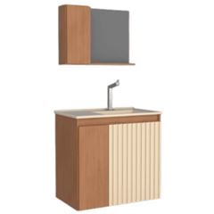 GABINETE MDF PARA BANHEIRO KIT CAMOMILA 60 COZIMAX