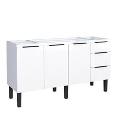 GABINETE ACO PARA PIA 1.60 JUPITER BRANCO COZIMAX