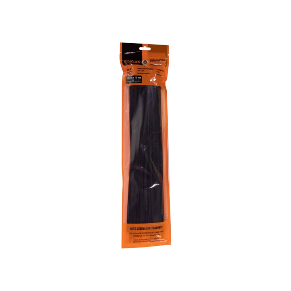 Abraçadeira Nylon 370x7,0mm Preta C/50 Foxlux - Ref.18.20