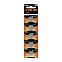 BATERIA LITIO 3V CR2032 BLISTER C/5 FOXLUX