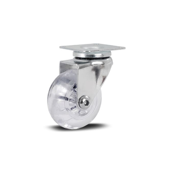 Rodizio Giratório Transparente 35mm S/Freio Colson - Ref.43C10190890900008122