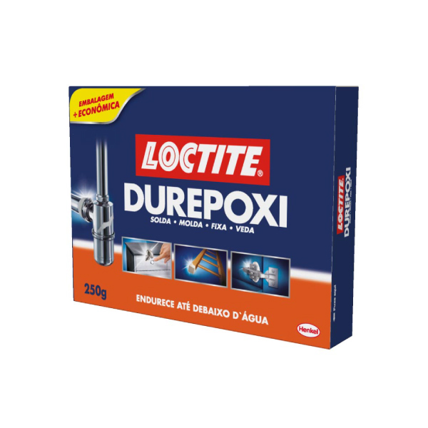 Cola Epóxi Durepoxi Cinza 250g Loctite - Ref.2087062