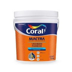 MACTRA VEDBEM PAREDE 3,6KG CORAL