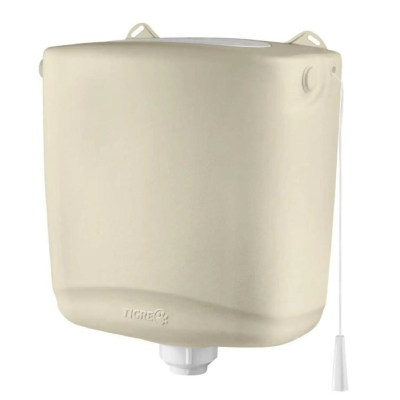 Caixa Descarga Externa 6,8l S/Engate Bege Tigre - Ref.100018100