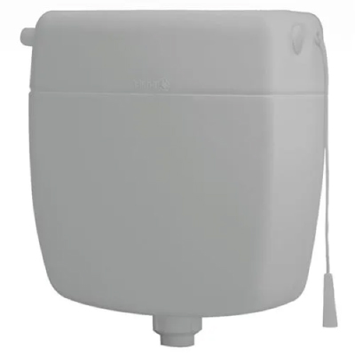 Caixa Descarga Externa 6,8l S/Engate Cinza Tigre - Ref.100018099