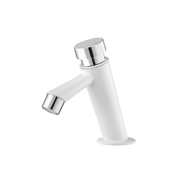 Torneira Lavatório Mesa Automatica Branca Cromo 1/2 Tigre - Ref.300000652