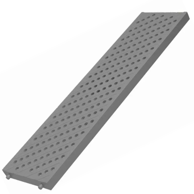 Grelha Piso Cinza 13x50cm - Pedestre Tigre - Ref.32030572