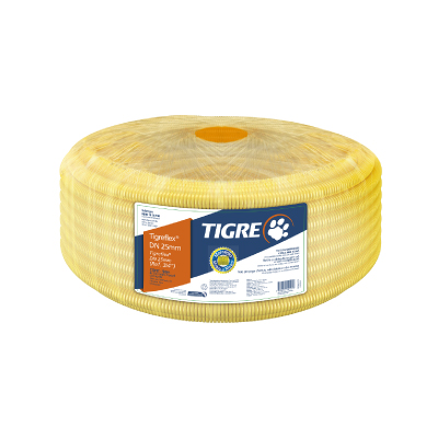 Mangueira Corrugada Amarela 32mm 50m Tigre - Ref.100020929